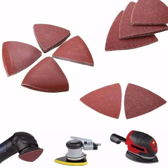 Amplas Sandpaper Sander Segitiga Oskilasi Universal 1 Pcs Ukuran 8 Cm Co
