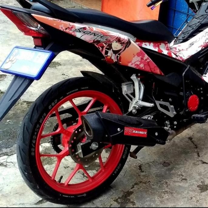 Knalpot R9 Misano MX King, Jupiter MX, Sonic, Supra GTR, Satria Fu