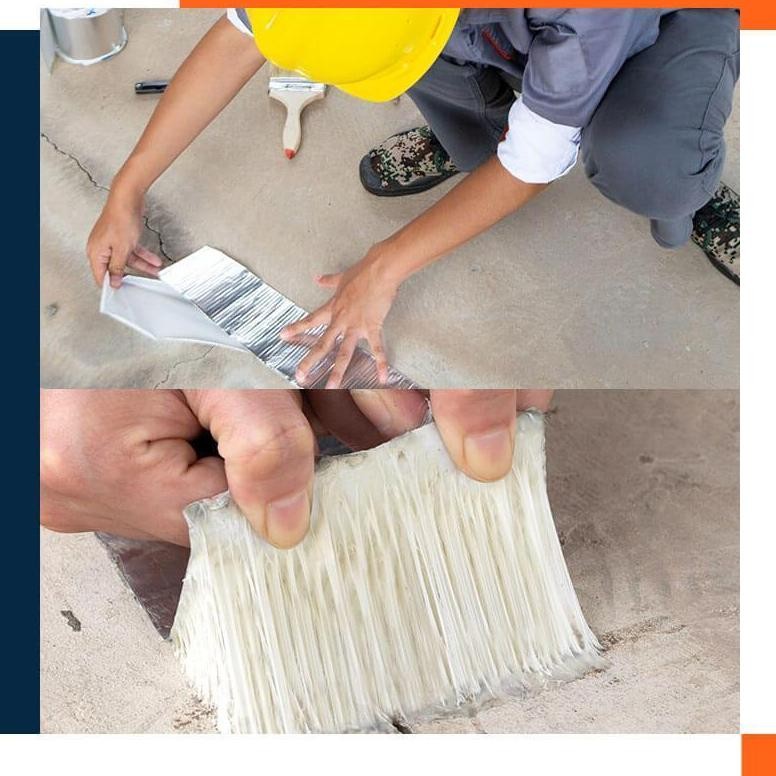 Lakban Anti Bocor 30CM X 5M Alumunium Foil Lem Karet Butyl Talang Karpet Atap Pipa Air Rembes