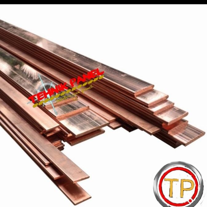 Spesial Busbar Tembaga (Rail Copper) 5X20Mm / 1Mtr