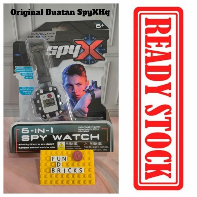 Spy X 6 In 1 Spy Watch Mainan Jam Tangan