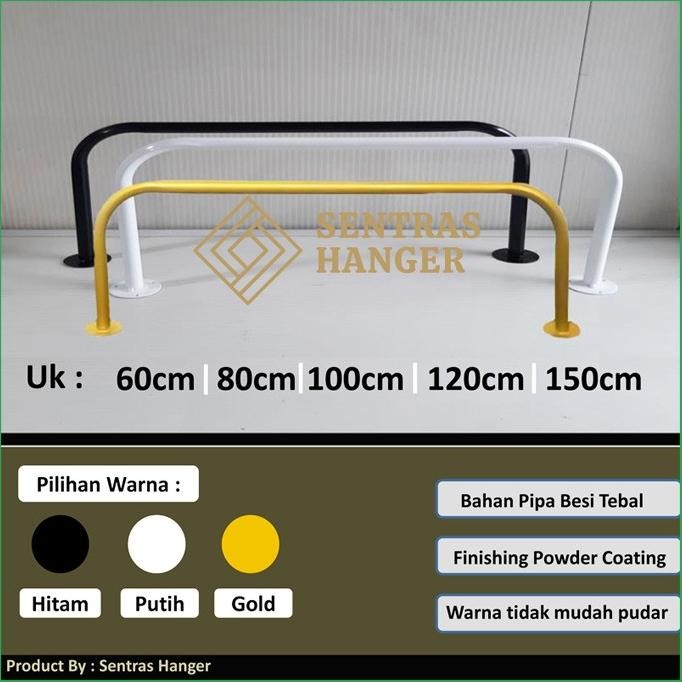 gantungan baju tempel dinding kuat