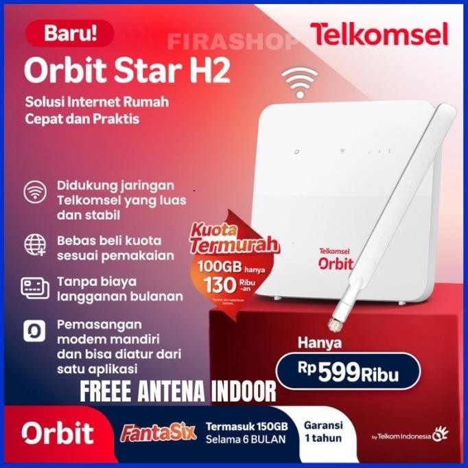 promo Modem WiFi Huawei B312 Telkomsel Orbit Star 2 Resmi Free 50GB