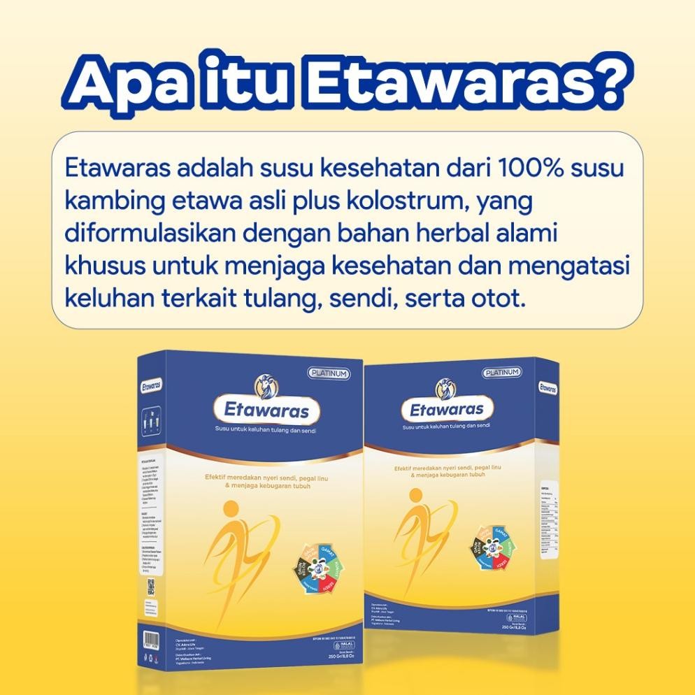 

Spesial/ Susu Kambing Etawaras Platinum Susu Tinggi Kalsium Untuk Kesehatan Tulang Dan Sendi Susu Etawa Plus {Terbaru/Terlaris/Tergcor/Kekinian}
