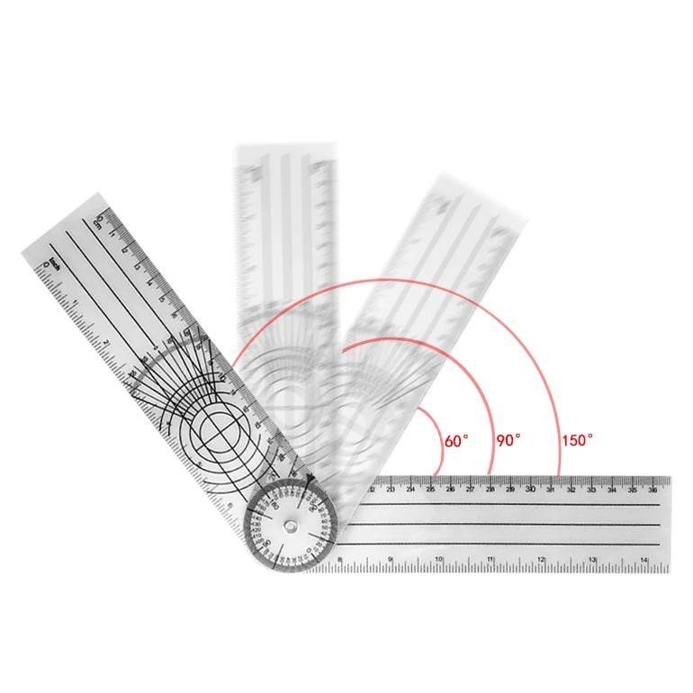 

0-140Mm 360 Degree Goniometer Angle Medical Spinal Angle Ruler Angle Inclinometer Ruler Protractor Angle Finder Measuring Tool
