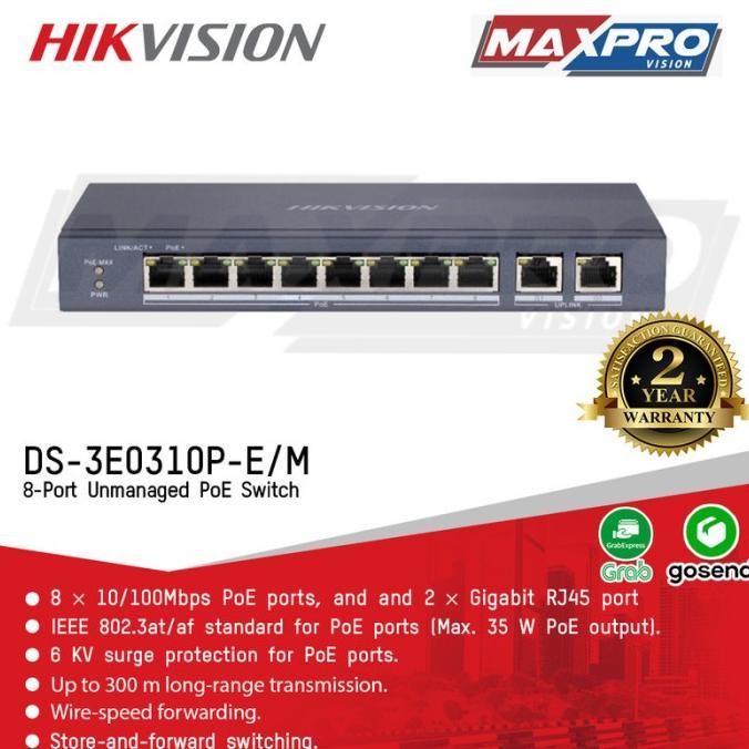 promo HIKVISION DS-3E0310P-E/M