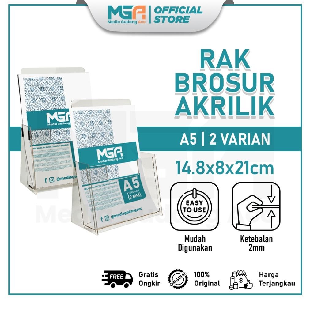 

NEW RAK BROSUR AKRILIK A5 / TEMPAT DISPLAY BROSUR / ACRYLIC DISPLAY GOOD PRODUK SIAP KIRIM