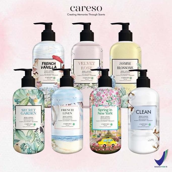 Careso BODY LOTION 300ml Brightening Body Lotion Fragrance lotion CARESO careso 300 ml all varian