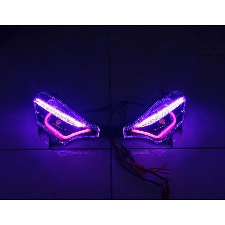 Sen depan Sein depan lampu Sein Honda Supra x 125 Batman Model Custom Alis Running Plus Sein