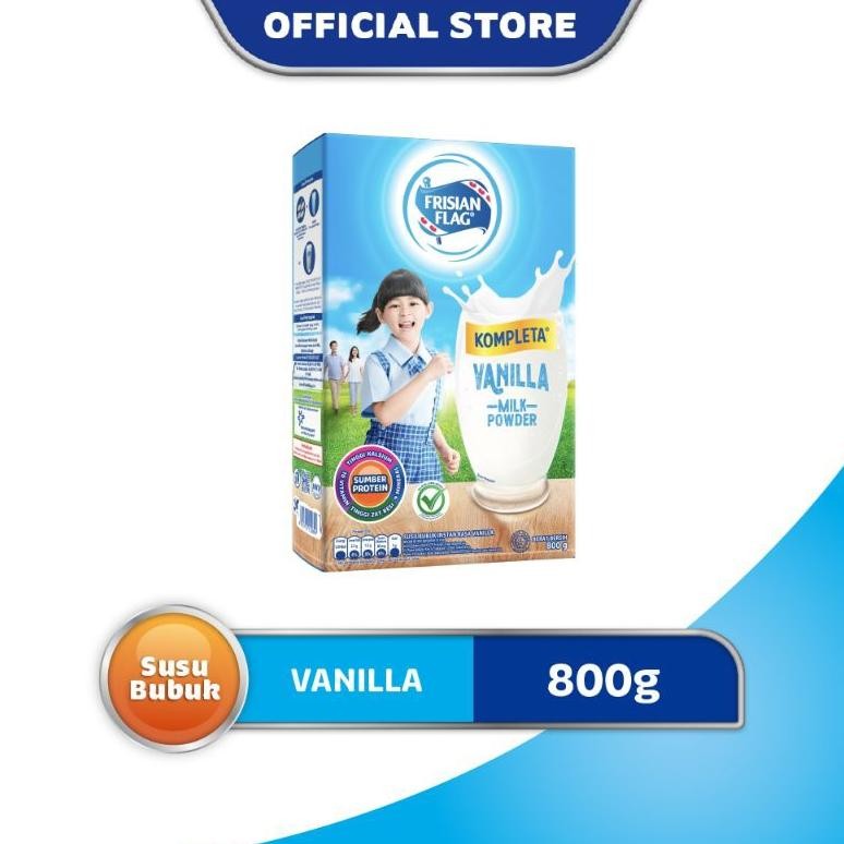 

Spesial/ Frisian Flag Kompleta Vanila 800Gr/Susu Vanila/Susu Bubuk {Terbaru/Terlaris/Tergcor/Kekinian}
