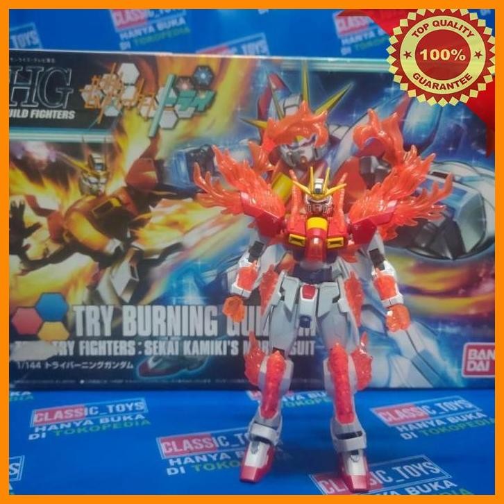 [CLA] HG 1/144 TRY BURNING GUNDAM BANDAI BEKAS