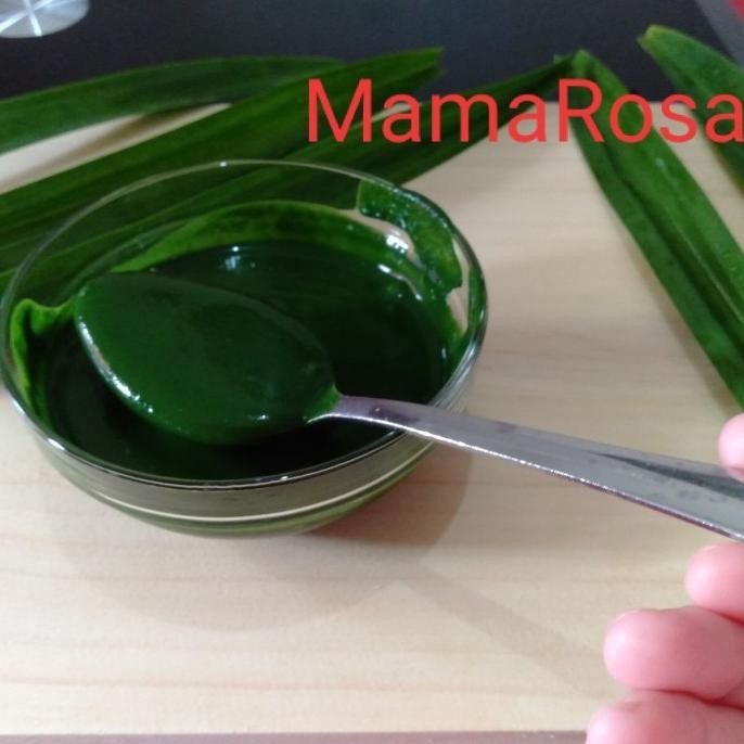 

Endapan daun pandan wangi 100% murni tanpa campuran daun suji..