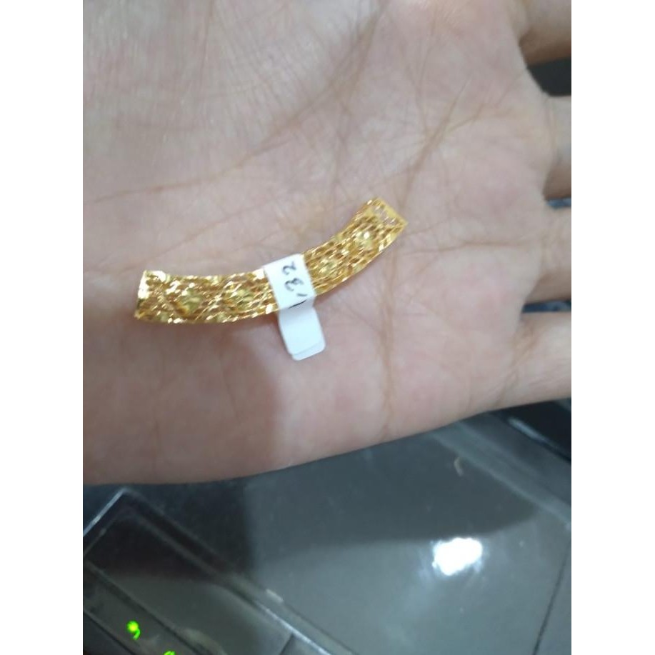ready  Gelang Tali Kekinian dengan hiasan emas asli