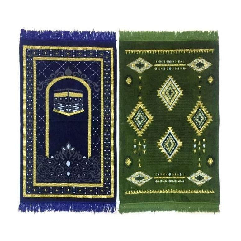 Sajadah Turky Halus Sajadah Dewasa, Sajadah Souvenir Haji Ukuran 70110 Cm