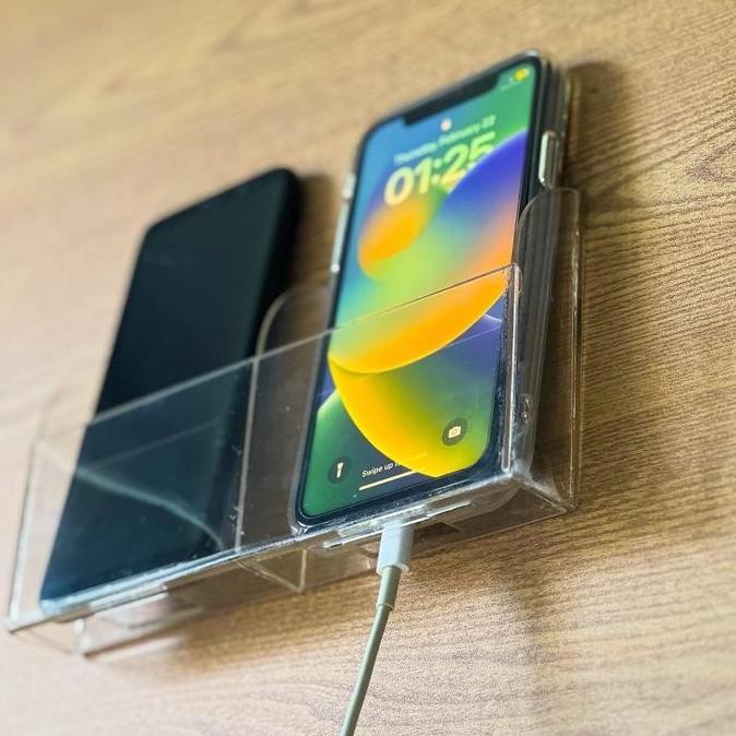 Tempat Penyimpanan Handphone HP TORO Remote AC Remot TV Holder Hp Handphone Holder Sekat Akrilik Tem