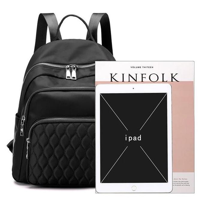 RedArtos [ Terbatas] Ransel Wanita 2024 Tas Selempang Bordir Fashion Wanita Korean Model Chibao Nylo