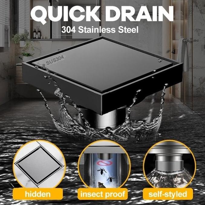 Floor drain Stainless Anti Serangga Banjir Kecoa Got Kamar Mandi Anti Tikus SUS 304 Saringan Got Fil