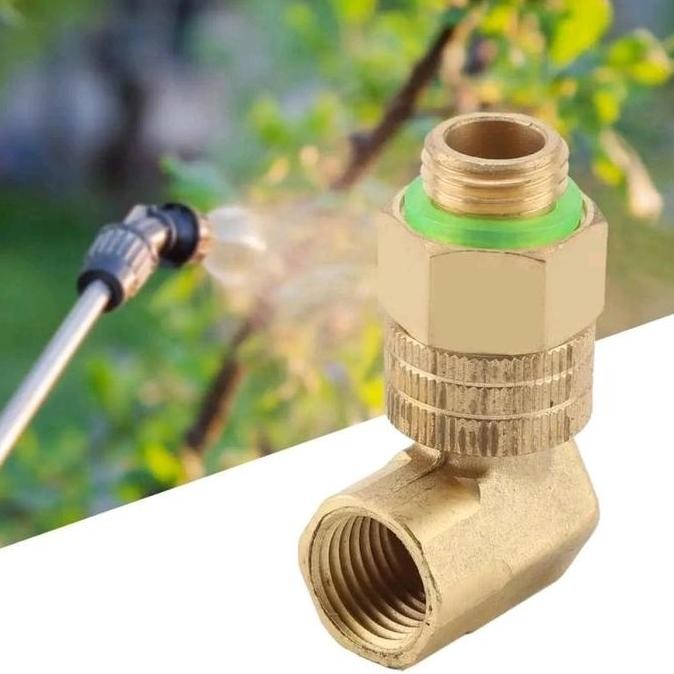Swivel anti kusut selang L ukuran 1/4 inch