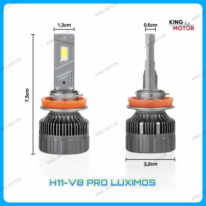 LUXIMOS V8-Pro H11 / H4 - Bulb Led Mobil