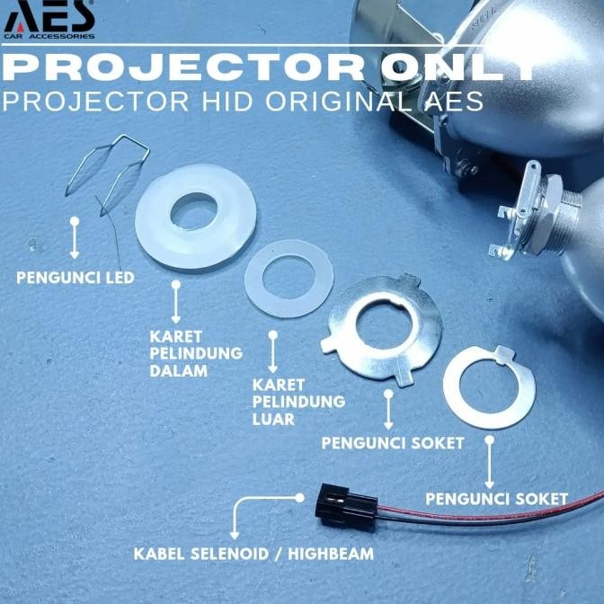 projector only BOWL Projie AES Lensa 3 inch 3in ORI AES ULTIMATE PCS