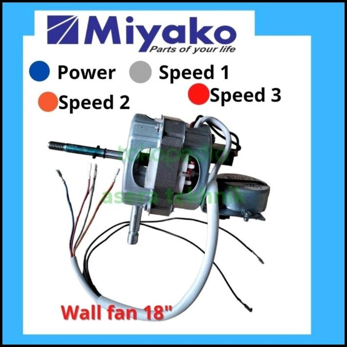 Dinamo Kipas Angin Wall Fan Miyako 18" Original