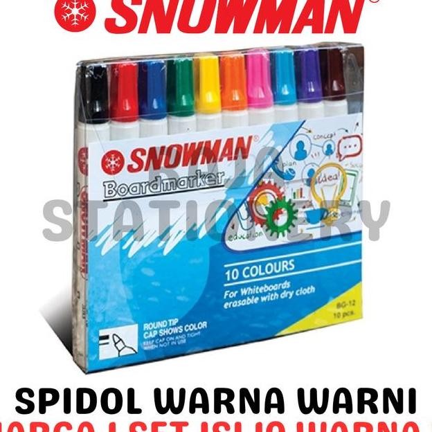 

Nowman Colour Whiteboard Marer Et 10 Warna Pidol Warna Nowman Warna Warni