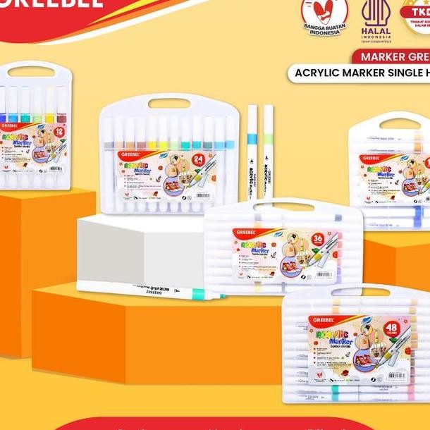 

Greebel Pidol Acrylic Marer Ingle Head Eta Marer Et Pidol Warna Warni 12 18 24 36 48 Warna