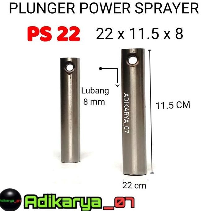 Piston plunger PS22 22 x 109 x 8 PS22 mesin power sprayer 22 x 11,5 x 8