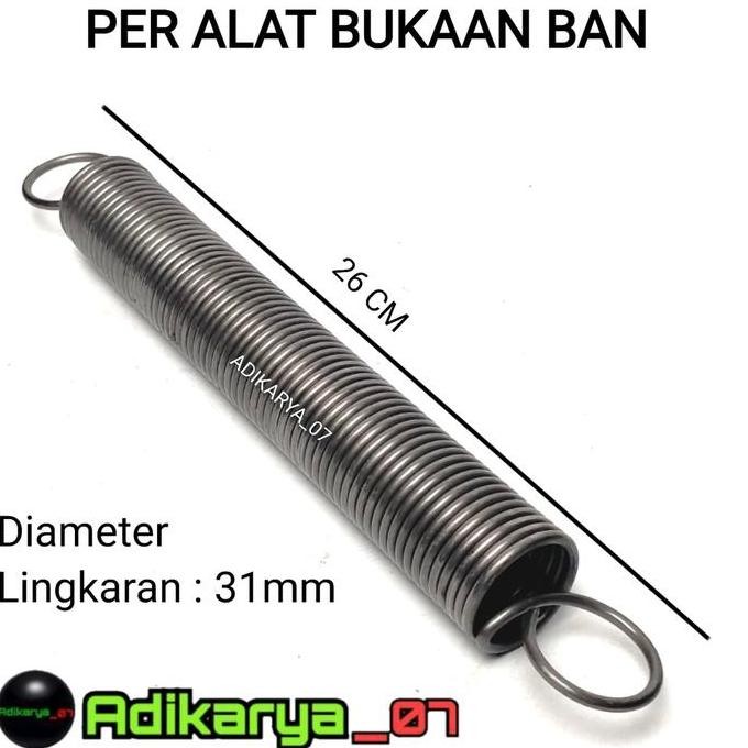 Per spring alat bukaan ban mobil per spring pres bukaan ban tip top 26cm