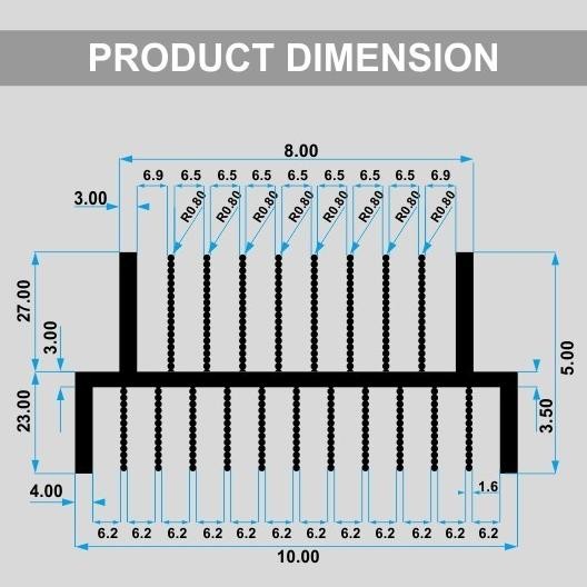 PENDINGIN HEATSINK 3U 21 SIRIP 20CM TEBAL