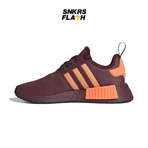 ADIDAS Nmd R1 Shadow Red Beam Orange Sepatu Sneakers Wanita - HP2822 - Size 38