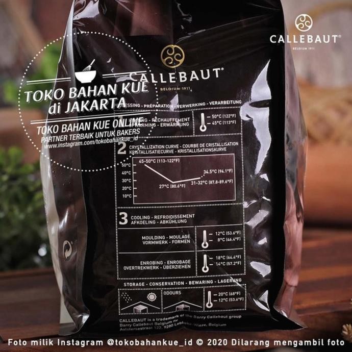 

Murah Callebaut Chocolate Dark Couverture Power 80% 100Gr Coklat Coin Bitter