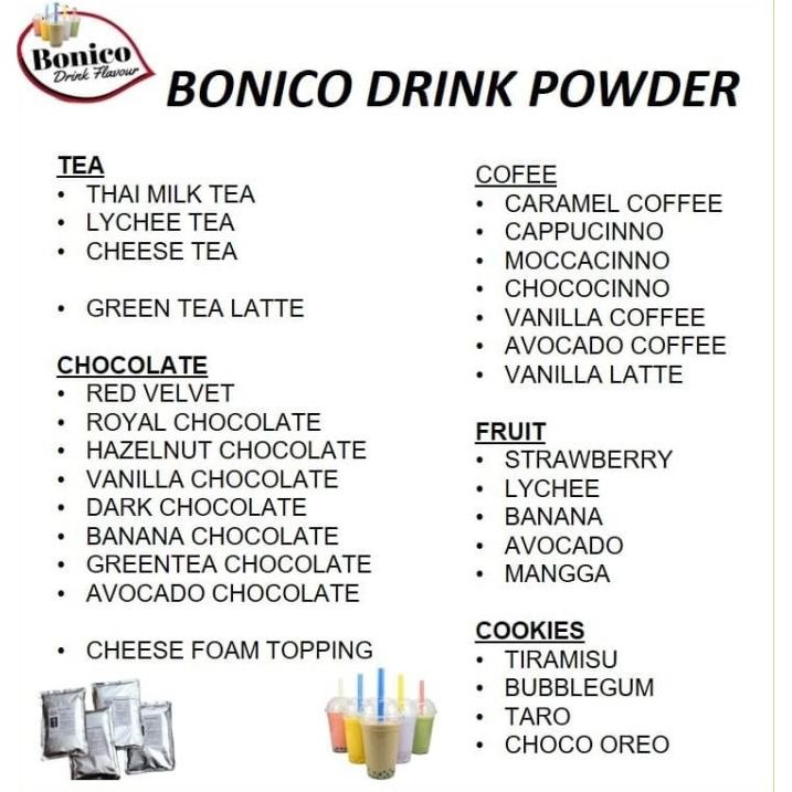 

Spesial Promo/ Bonico Taro Powder 1Kg Bubuk Minuman Drink Powder Ice Blend Ubi Ungu [Terlaris/Terbaru/Recommended]