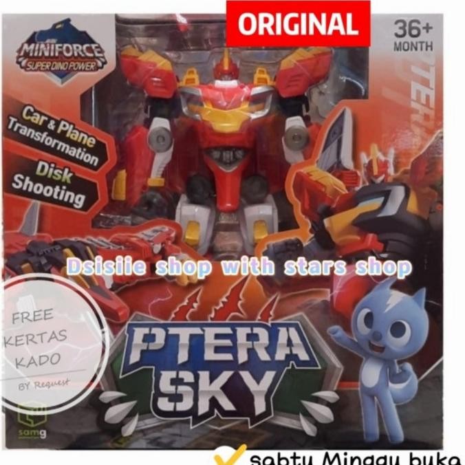 Miniforce Super Dino Power Ptera Sky Original / Robot Co