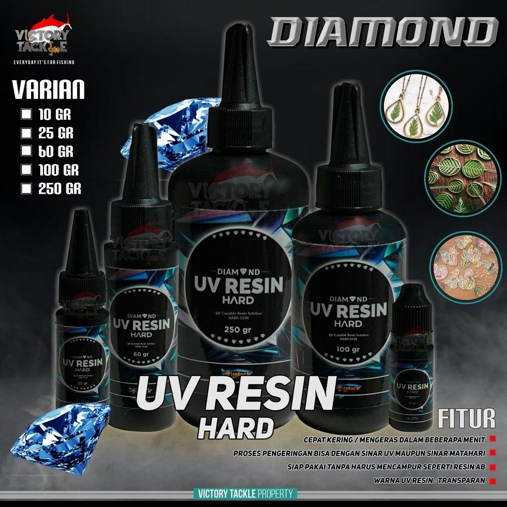 

FIRELOCK DIAMOND UV RESIN HARD 100 / 250 GRAM