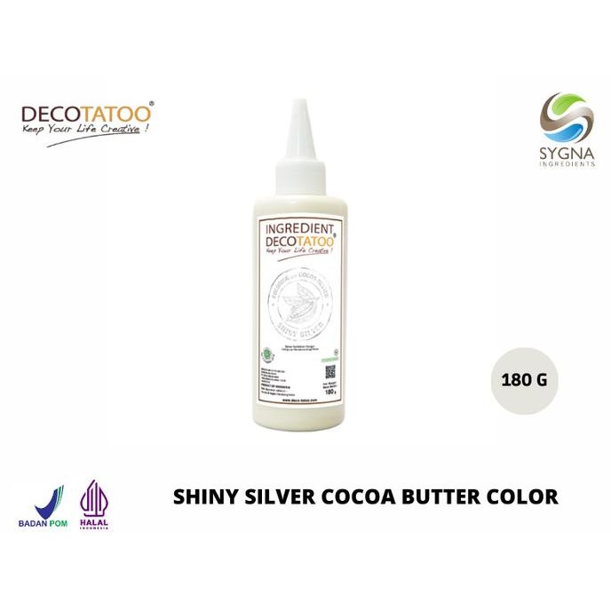 

Murah Pewarna Makanan - Cocoa Butter Color Decotatoo - Shiny Silver