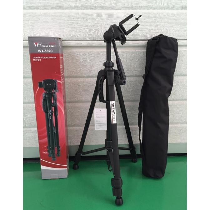 Tripod handphone dan kamera 3520 weifeng original free holder U -