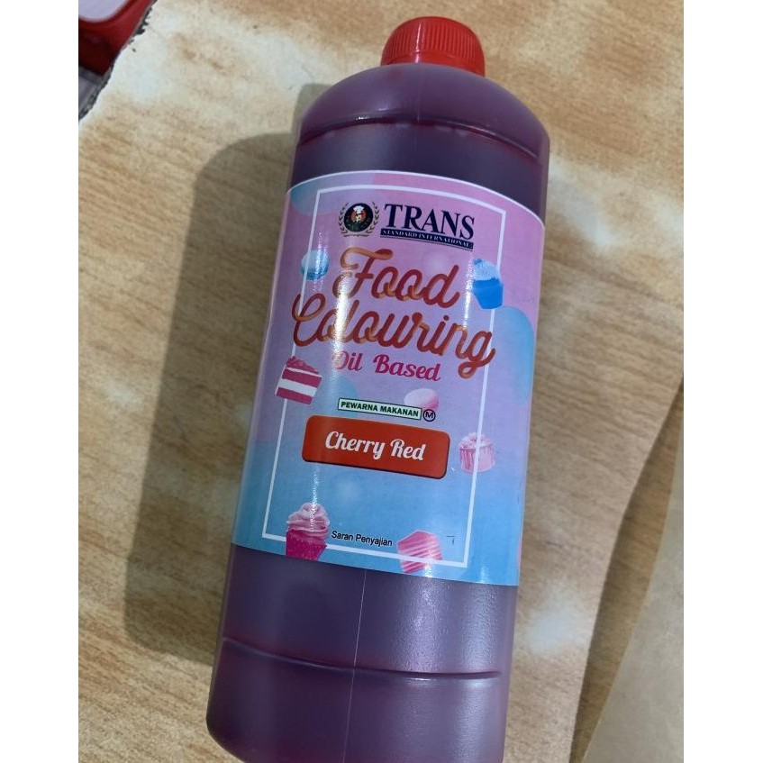 

Grosir Trans Coloring Red 1 Kg / Cherry Red Pewarna Makanan Merah
