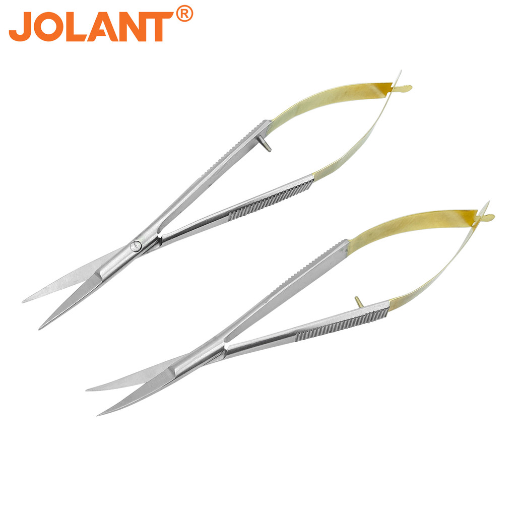 

JOLANT Stainless Steel Dental Castroviejo Gunting Bedah Gunting Lurus / Melengkung Gunting Forceps A