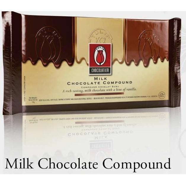 

Promo Tulip Milk Chocolate Compound 1 Kg - Tulip Coklat Compound Milk