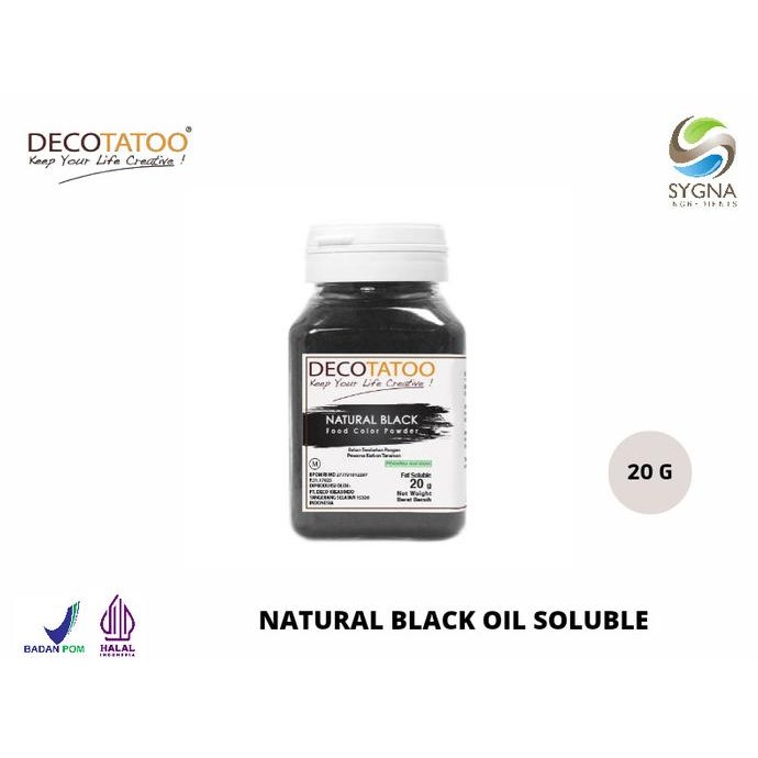 

Murah Pewarna Makanan - Oil Soluble Decotatoo - Black Color