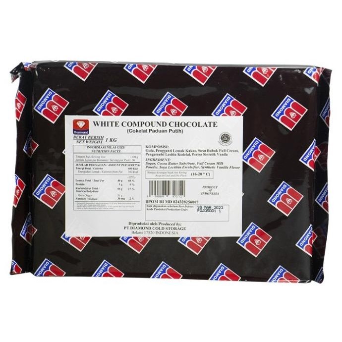 

Promo White Chocolate Compound Diamond 1 Kg