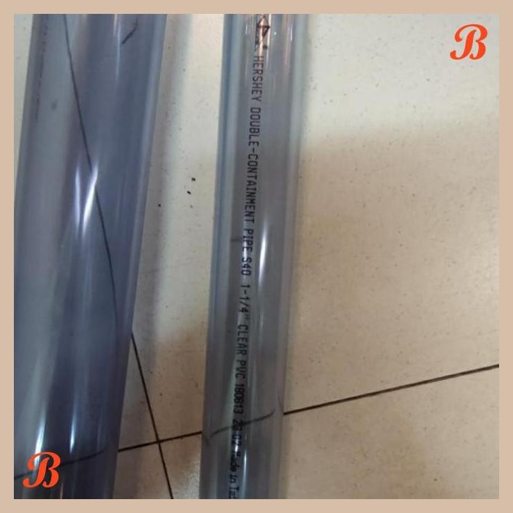 [BSL] PIPA PVC BENING / CLEAR / TRANSPARAN 4" INCH SCH40