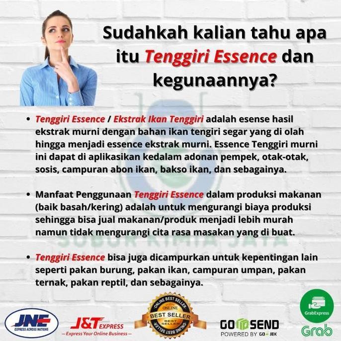 

Sale Essence Ikan Tenggiri / Perisa Tenggiri / Esen Tenggiri 250 Cc