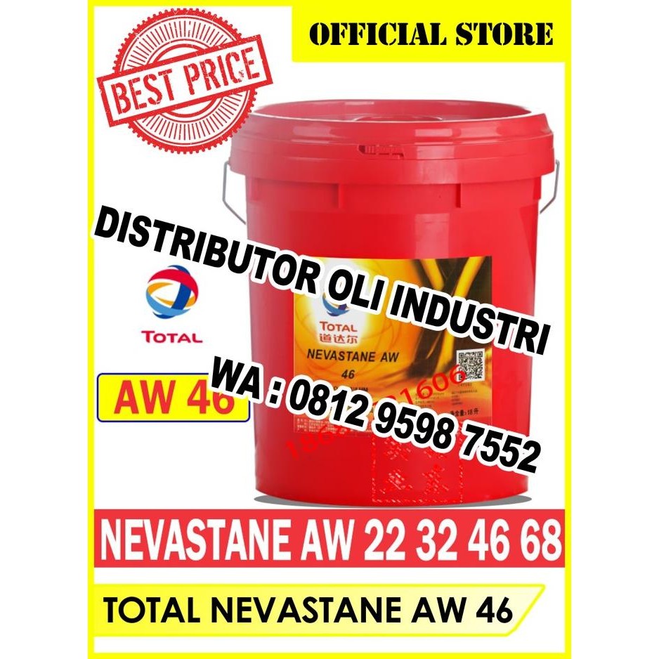 Total Nevastane Aw 46 ( Oli Hidrolik Food Grade - Iso Vg 46 )