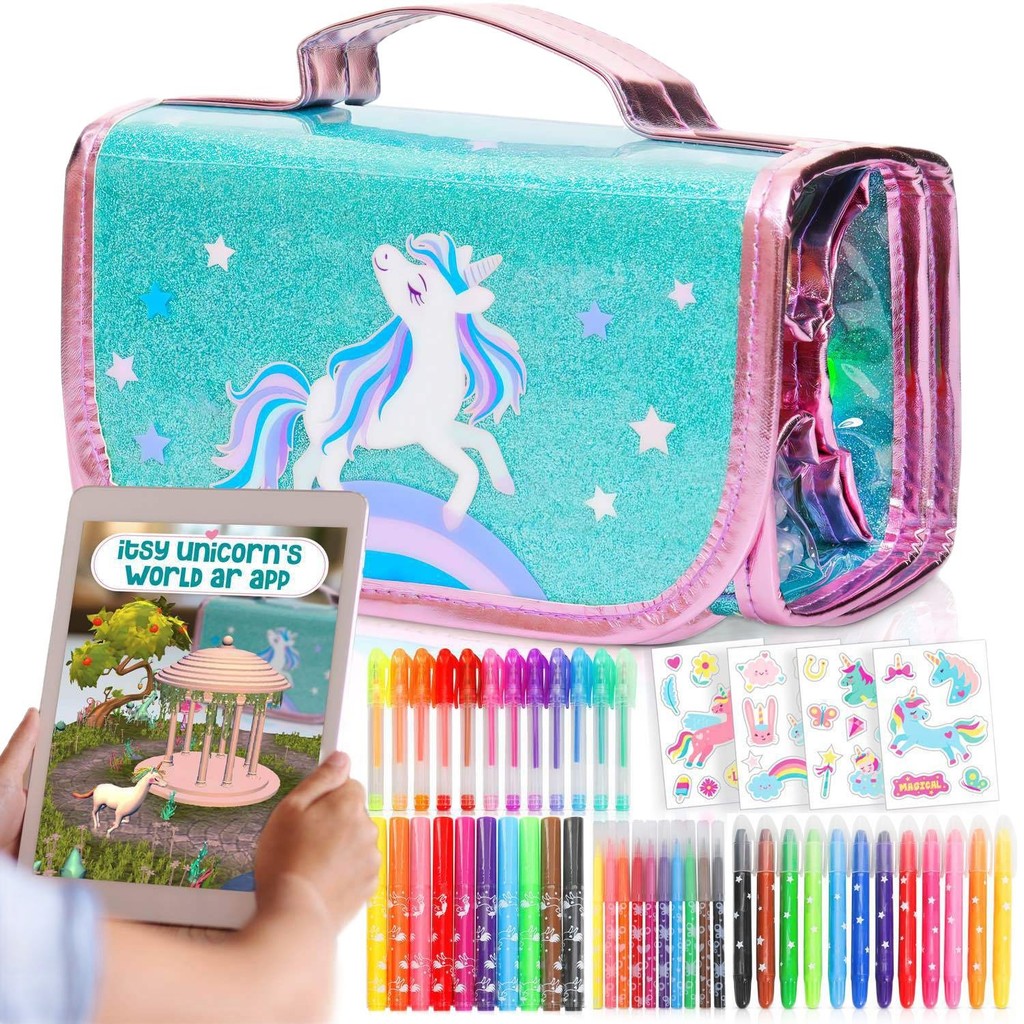 

Unicorn Scent Mark Pen Set, 44 - Hadiah Ulang Tahun Girls! Seni anak -anak
