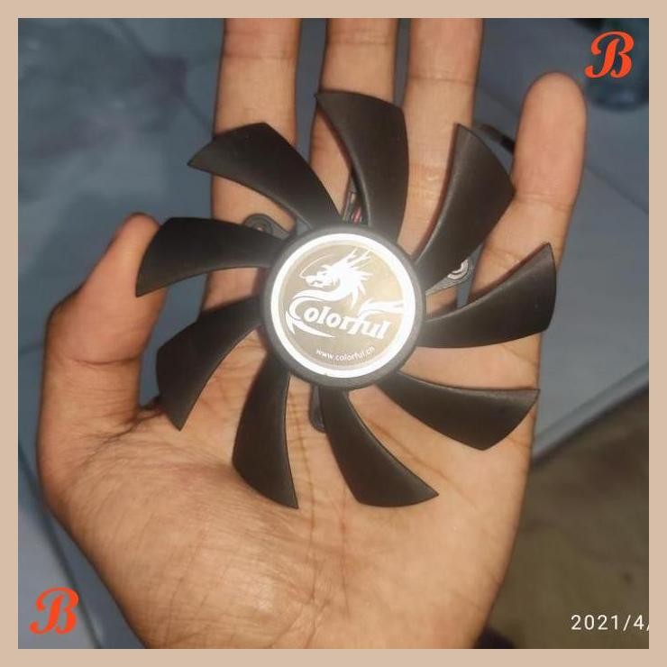 [SRP] Fan Vga 75mm / 85mm 4pin universal EVGA Gtx RX ORIGINAL Taiwan