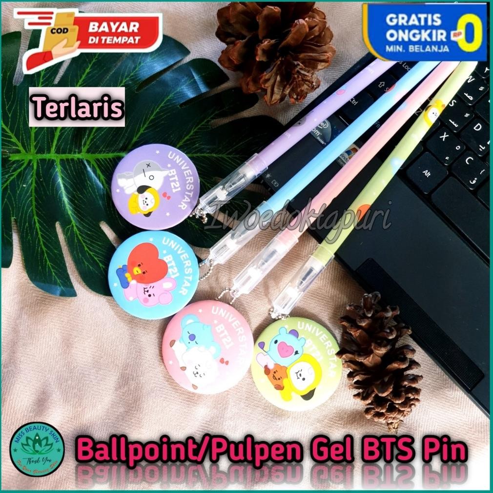 

ed-7 eq-77 Pulpen Gantungan Pin Bts Kartun Gel Lucu Karakter Warna Warni Ballpoint Bulpen Unik Korea Import Viral Harga Grosir Promo Murah Bisa Cod Sale Premium