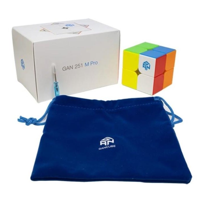 Rubik Gan 251 M Pro 2x2 Magnetic 2x2x2 Stickerless Gan251M 251M Pro
