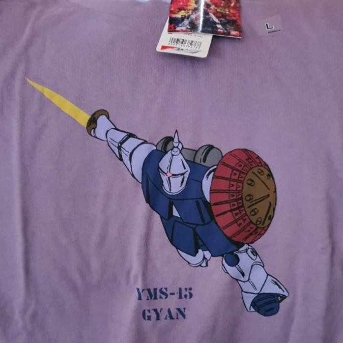 Kaos TShirt pria UNIQLO x GUNDAM 40th Anniversary asli dari Jepang